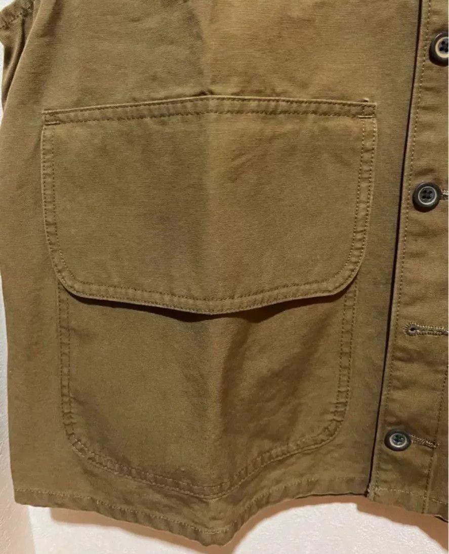 RRL Ralph Lauren vintage double rl khaki canvas hunting vest Size US XL / EU 56 / 4 - 7 Thumbnail