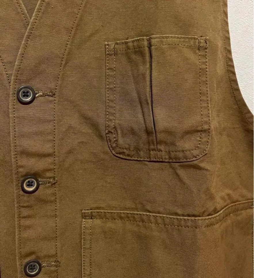RRL Ralph Lauren vintage double rl khaki canvas hunting vest Size US XL / EU 56 / 4 - 8 Thumbnail