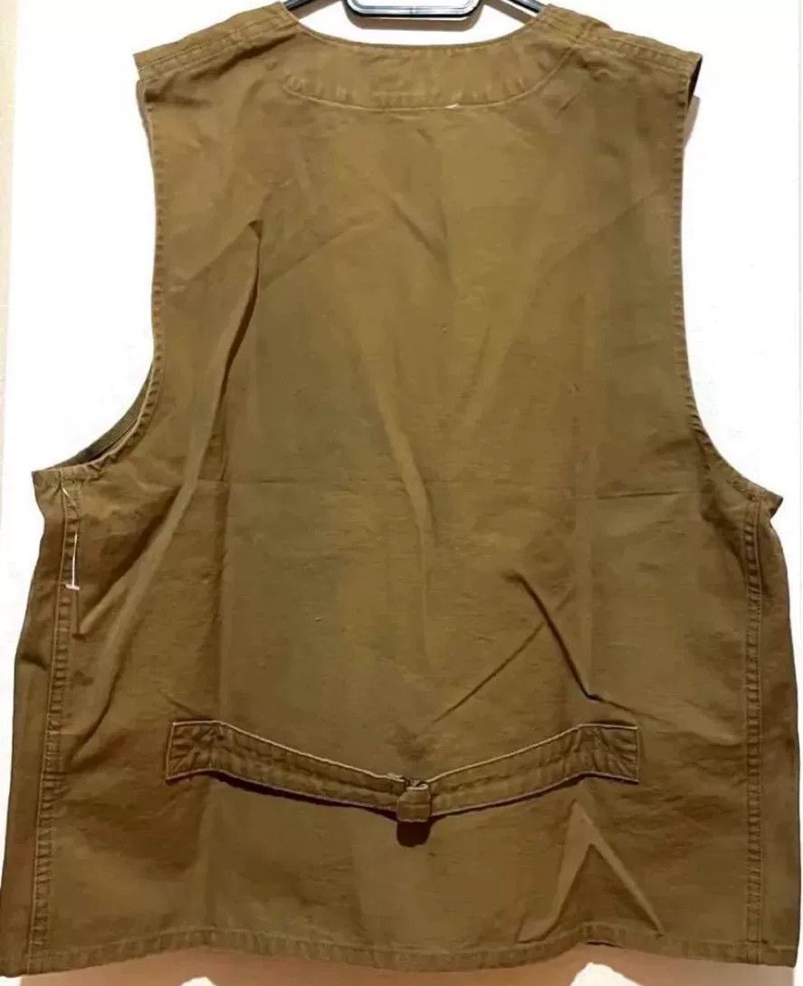 RRL Ralph Lauren vintage double rl khaki canvas hunting vest Size US XL / EU 56 / 4 - 6 Thumbnail