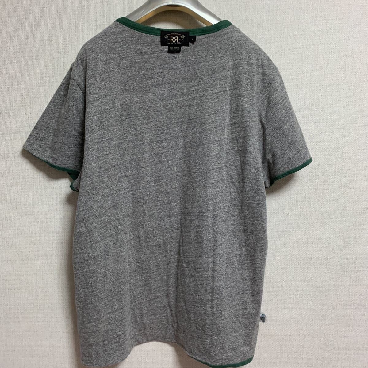 RRL Ralph Lauren Double RL Cotton T-Shirt in Vintage Green Size US L / EU 52-54 / 3 - 9 Thumbnail
