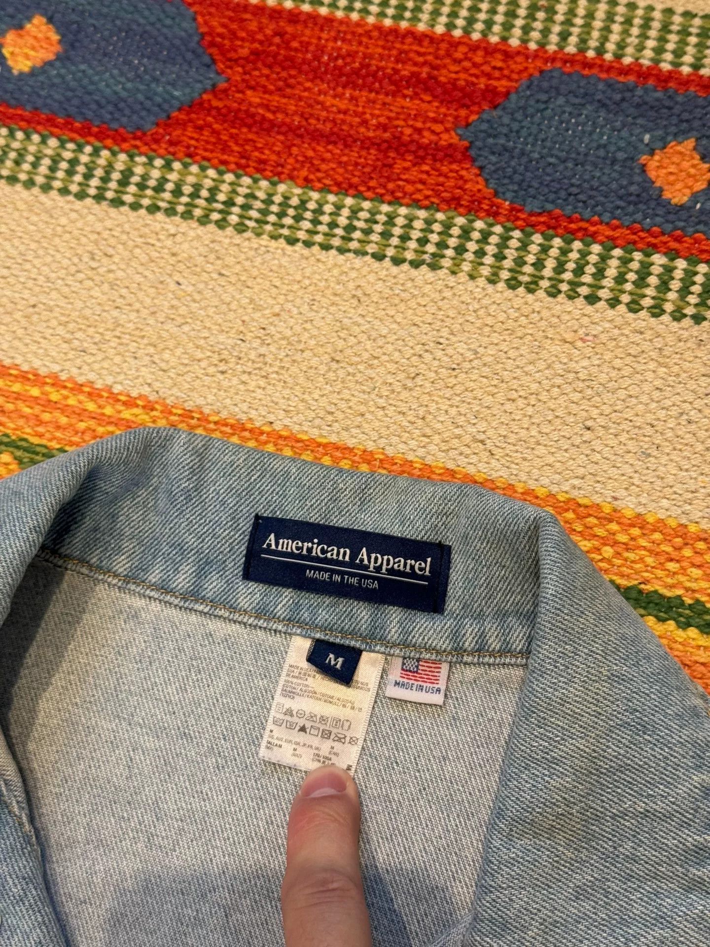 American Apparel american apparel denim jacket in light blue Size US M / EU 48-50 / 2 - 2 Thumbnail