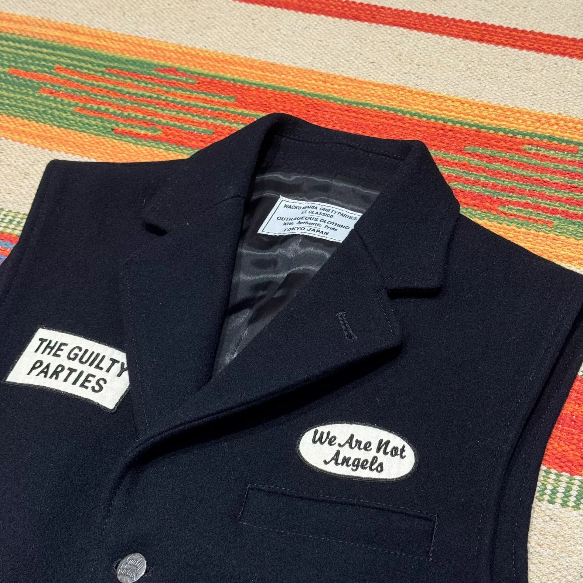 Wacko Maria wacko maria guilty parties black vest Size US L / EU 52-54 / 3 - 2 Thumbnail