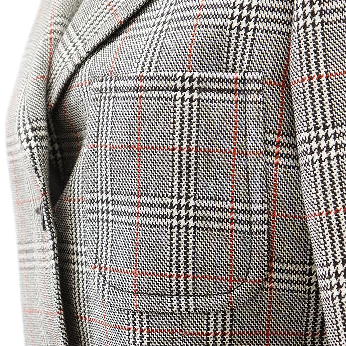 Gucci Gucci Gucci Glen Check Wool Tailored Jacket Textile Outerwear DUTY FREE for USA Size ONE SIZE - 14 Thumbnail