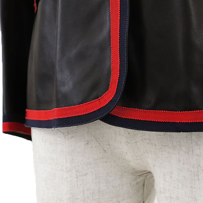 Gucci Gucci Gucci Lamb Leather Jacket Leather Outerwear DUTY FREE for USA Size ONE SIZE - 14 Thumbnail