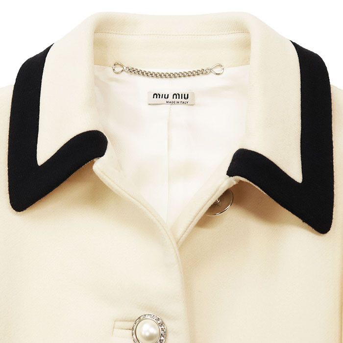 Miu Miu Miu Miu Miu Miu 100% Wool Jacket Textile Outerwear DUTY FREE for USA Size ONE SIZE - 11 Thumbnail