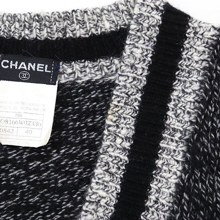 Chanel Chanel Chanel COCO Mark Cashmere Sweater Textile Tops P08166 DUTY FREE for USA Size ONE SIZE - 8 Thumbnail