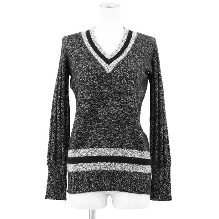 Chanel Chanel Chanel COCO Mark Cashmere Sweater Textile Tops P08166 DUTY FREE for USA Size ONE SIZE - 6 Thumbnail