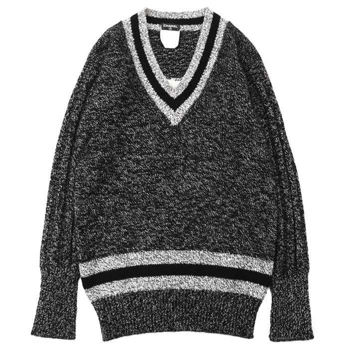 Chanel Chanel Chanel COCO Mark Cashmere Sweater Textile Tops P08166 DUTY FREE for USA Size ONE SIZE - 11 Thumbnail