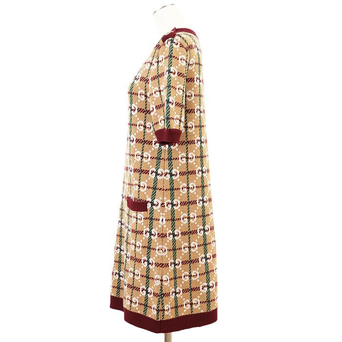 Gucci Gucci Gucci GG Supreme 100% Wool Dress Textile Dresses DUTY FREE for USA Size ONE SIZE - 6 Thumbnail