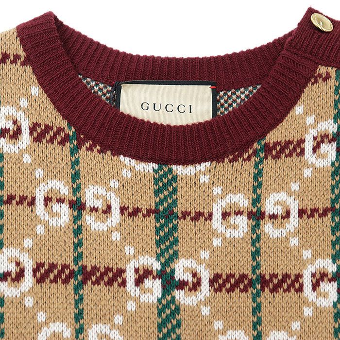 Gucci Gucci Gucci GG Supreme 100% Wool Dress Textile Dresses DUTY FREE for USA Size ONE SIZE - 8 Thumbnail