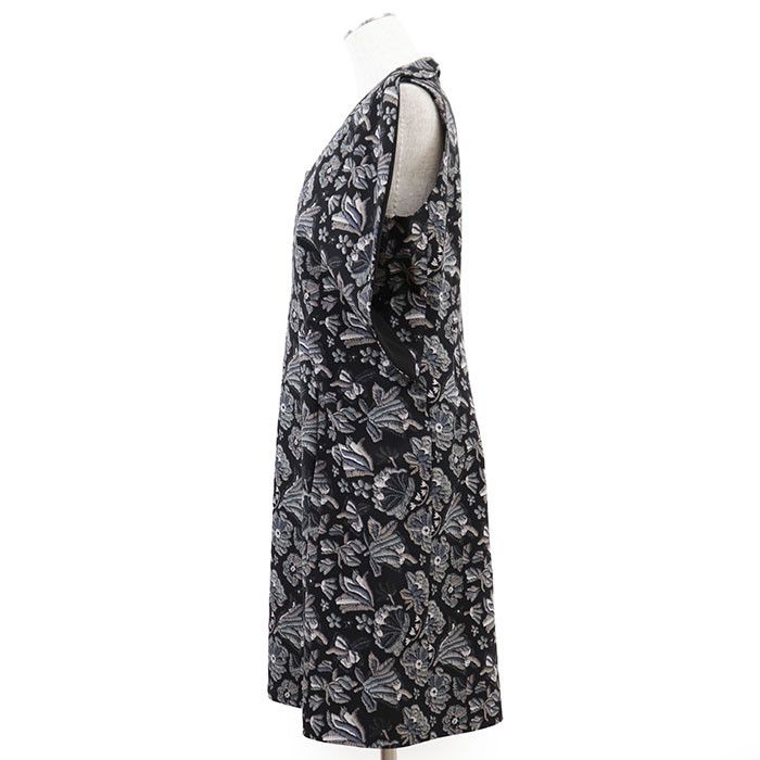 Louis Vuitton Louis Vuitton Louis Vuitton 2023AW Botanical Flower 100% Silk Dress Textile Dresses DUTY FREE for USA Size ONE SIZE - 4 Thumbnail