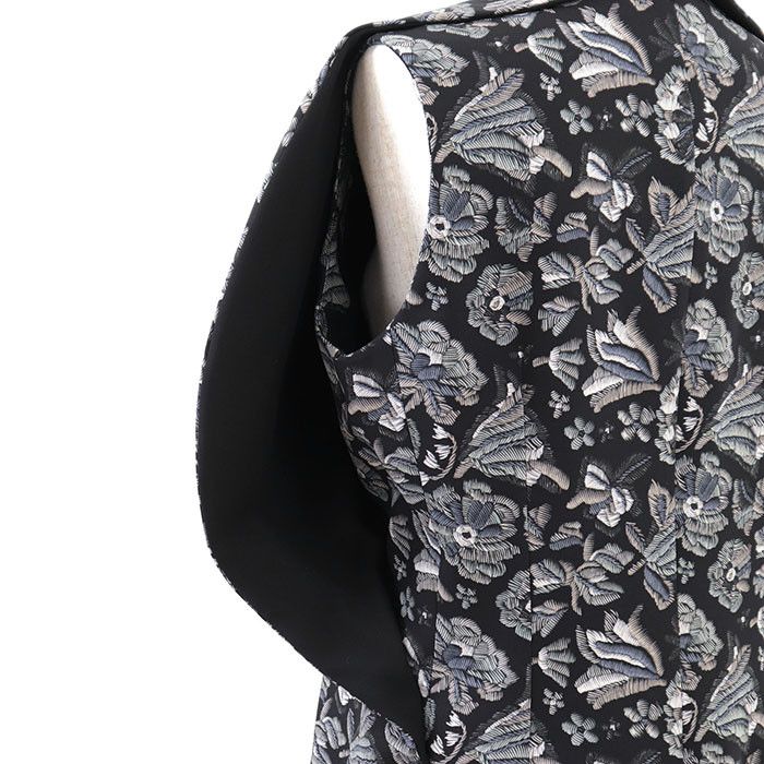 Louis Vuitton Louis Vuitton Louis Vuitton 2023AW Botanical Flower 100% Silk Dress Textile Dresses DUTY FREE for USA Size ONE SIZE - 5 Thumbnail