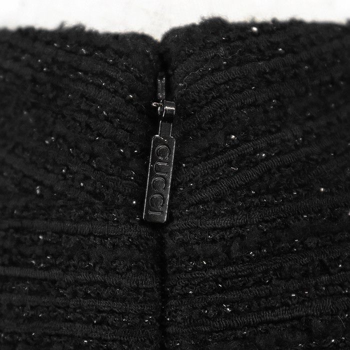 Gucci Gucci Gucci GG Interlocking Tweed Dress Textile Dresses DUTY FREE for USA Size ONE SIZE - 6 Thumbnail