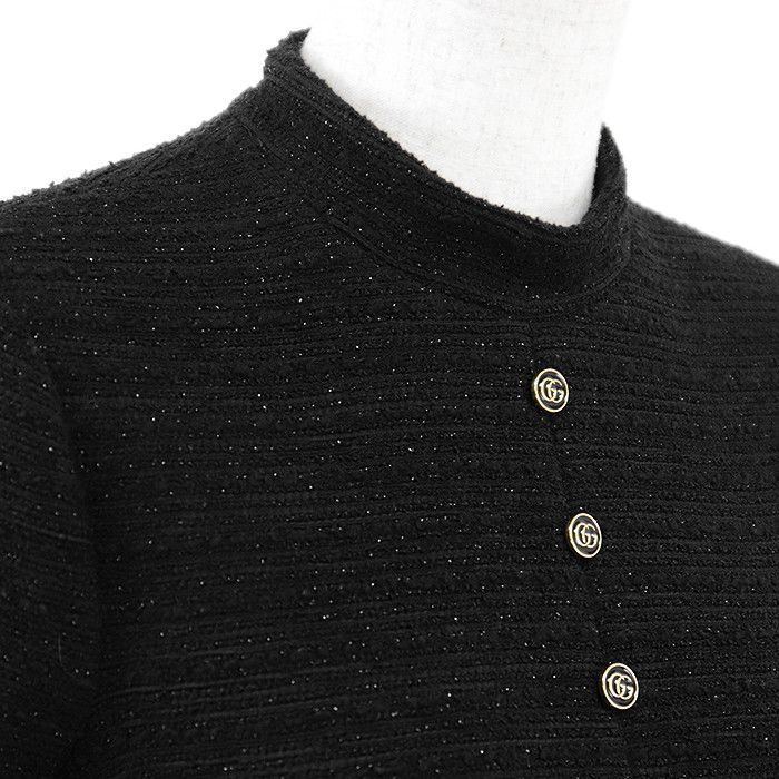 Gucci Gucci Gucci GG Interlocking Tweed Dress Textile Dresses DUTY FREE for USA Size ONE SIZE - 11 Thumbnail