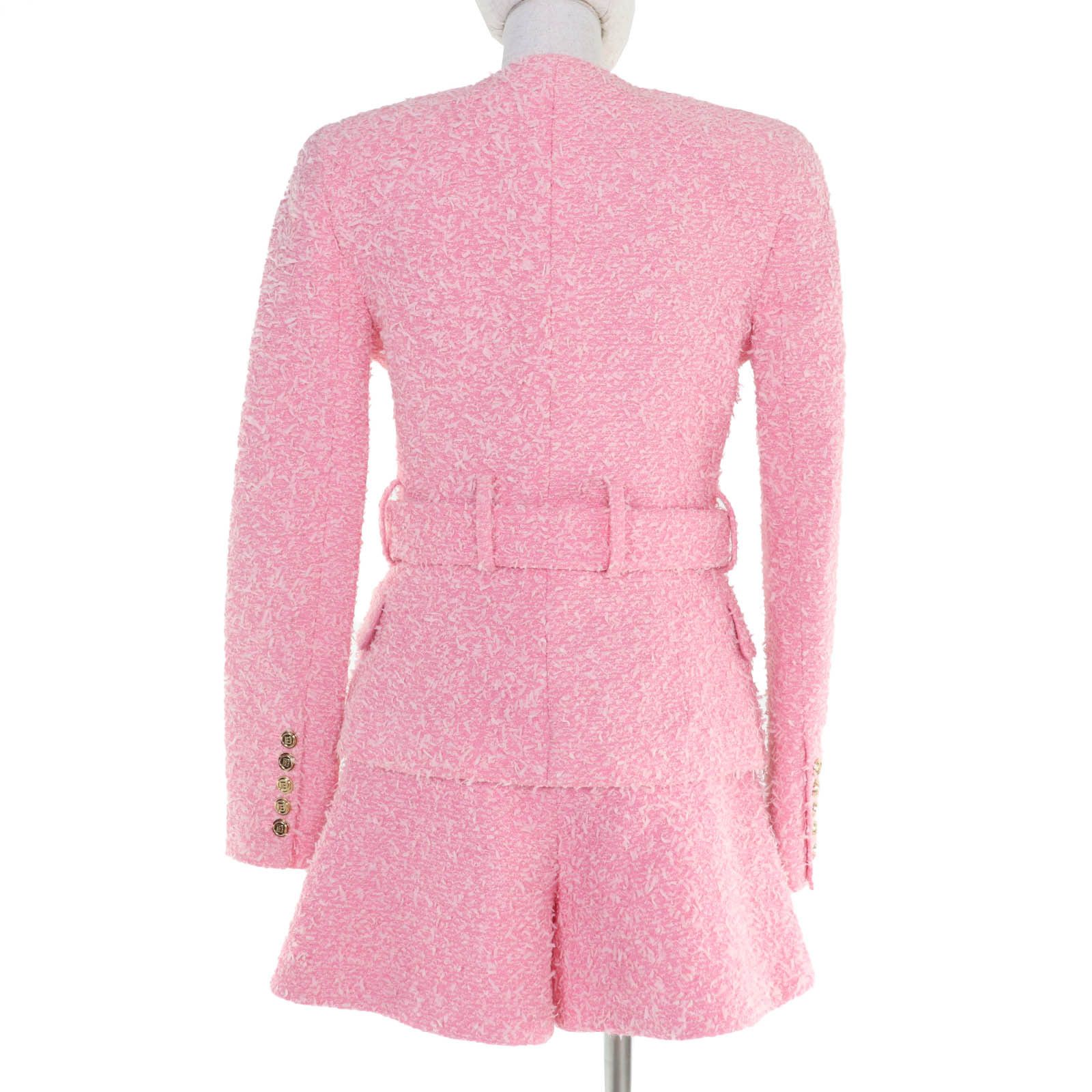 Other Other Balmain Tweed Two-Piece Set Textile Suits SI150CA00/PA087C320 DUTY FREE for USA Size ONE SIZE - 3 Thumbnail