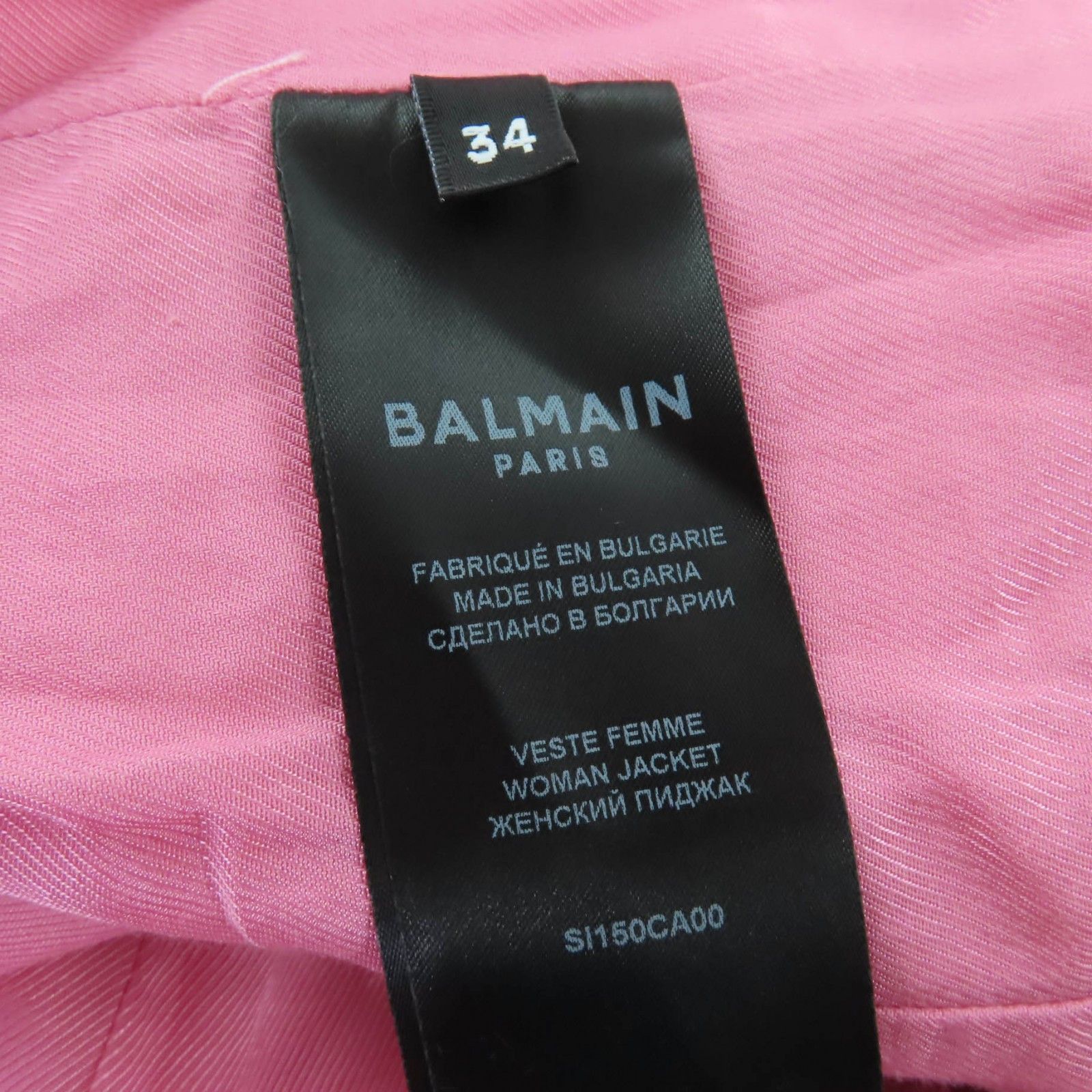 Other Other Balmain Tweed Two-Piece Set Textile Suits SI150CA00/PA087C320 DUTY FREE for USA Size ONE SIZE - 11 Thumbnail