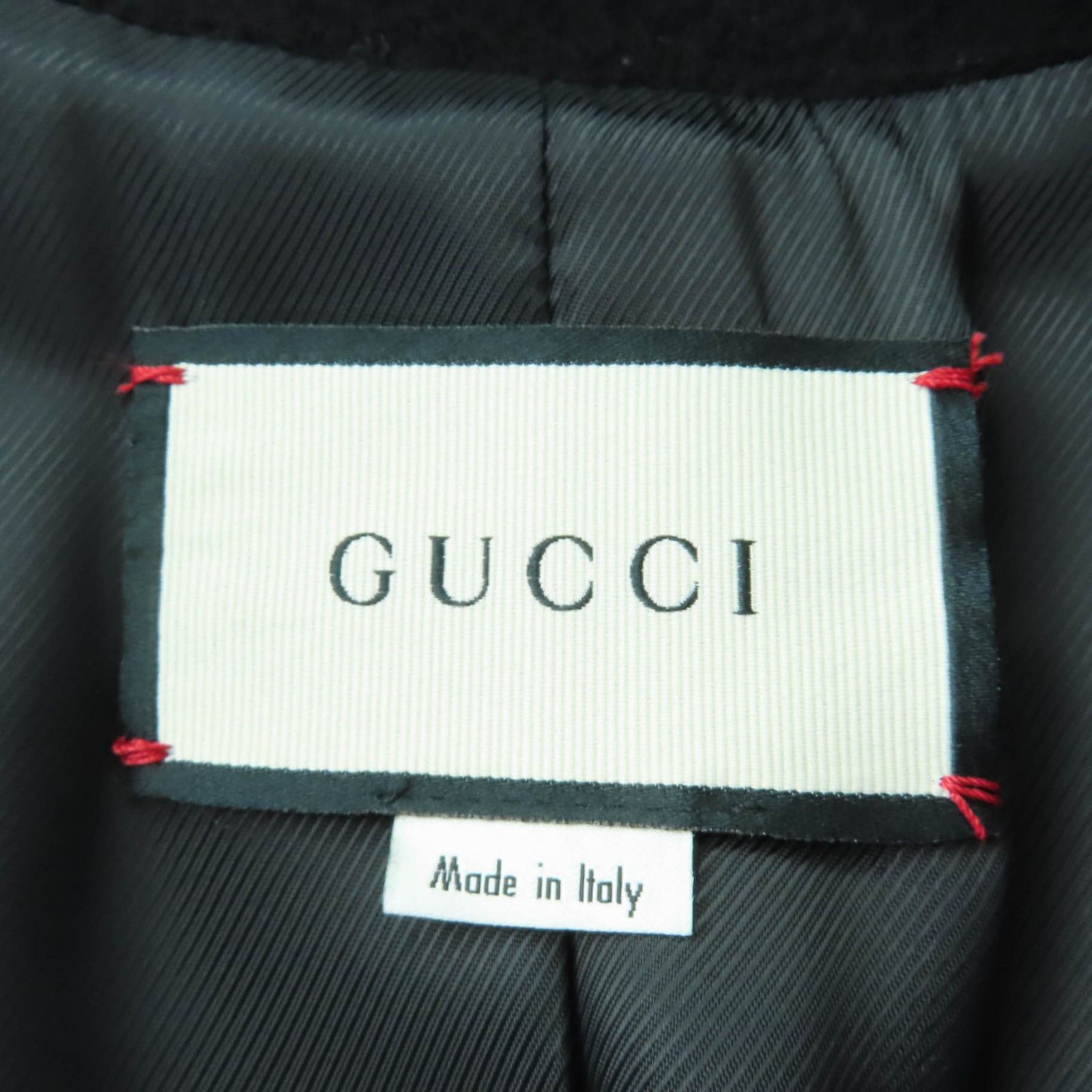Gucci Gucci Gucci Wool Coat Textile Outerwear 325072 DUTY FREE for USA Size ONE SIZE - 7 Thumbnail