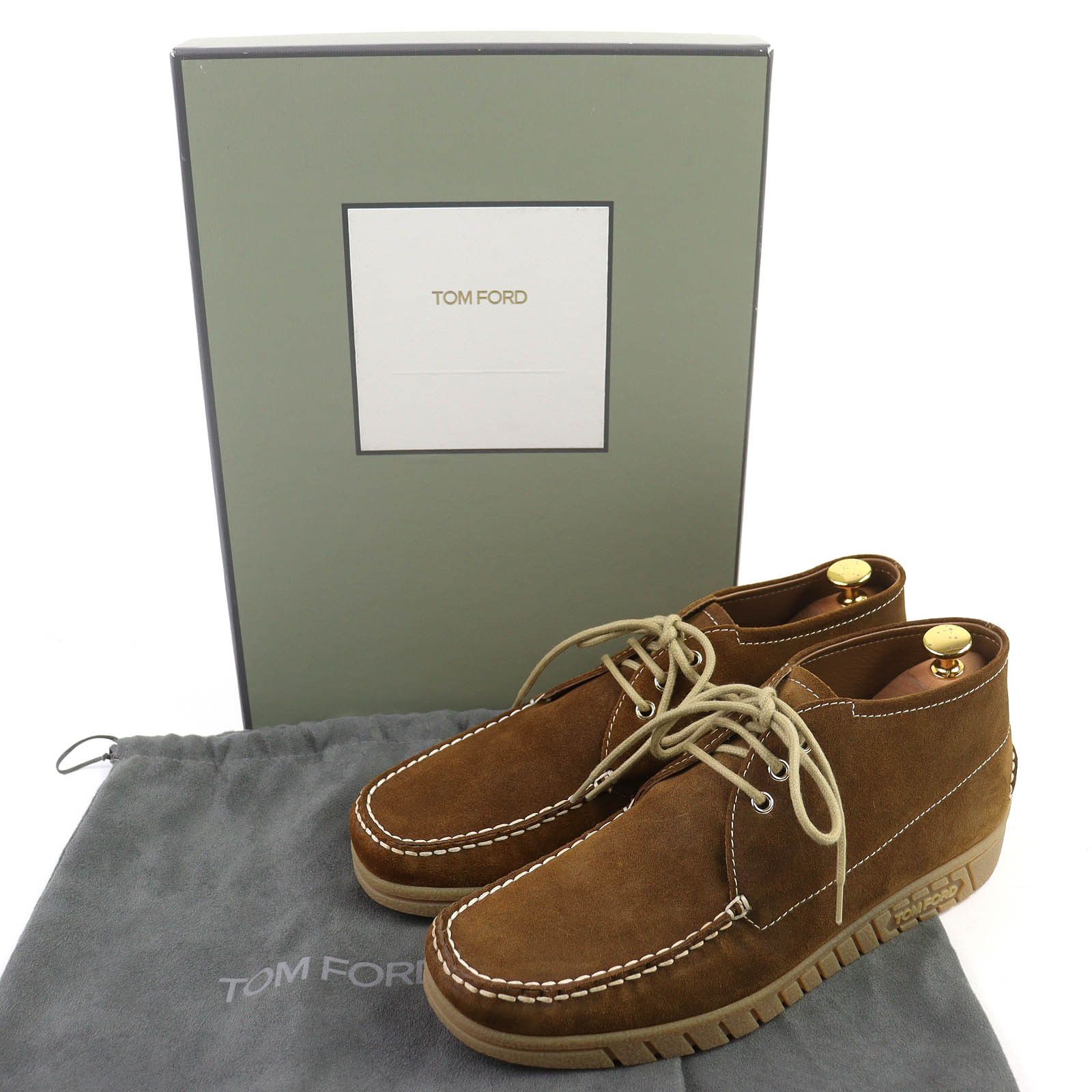 Tom Ford Tom Ford TOM FORD Moccasin Suede Loafers Leather Shoes DUTY FREE for USA Size ONE SIZE - 2 Thumbnail