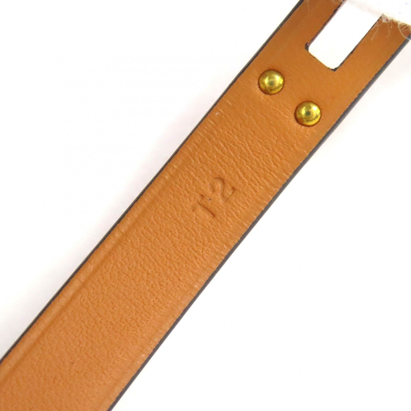 Hermes Hermes Hermès Mini Kelly Double Tour Lucky Daisy Leather Bracelet Leather Bracelet Stamp W (2024) DUTY FREE for USA Size ONE SIZE - 10 Thumbnail