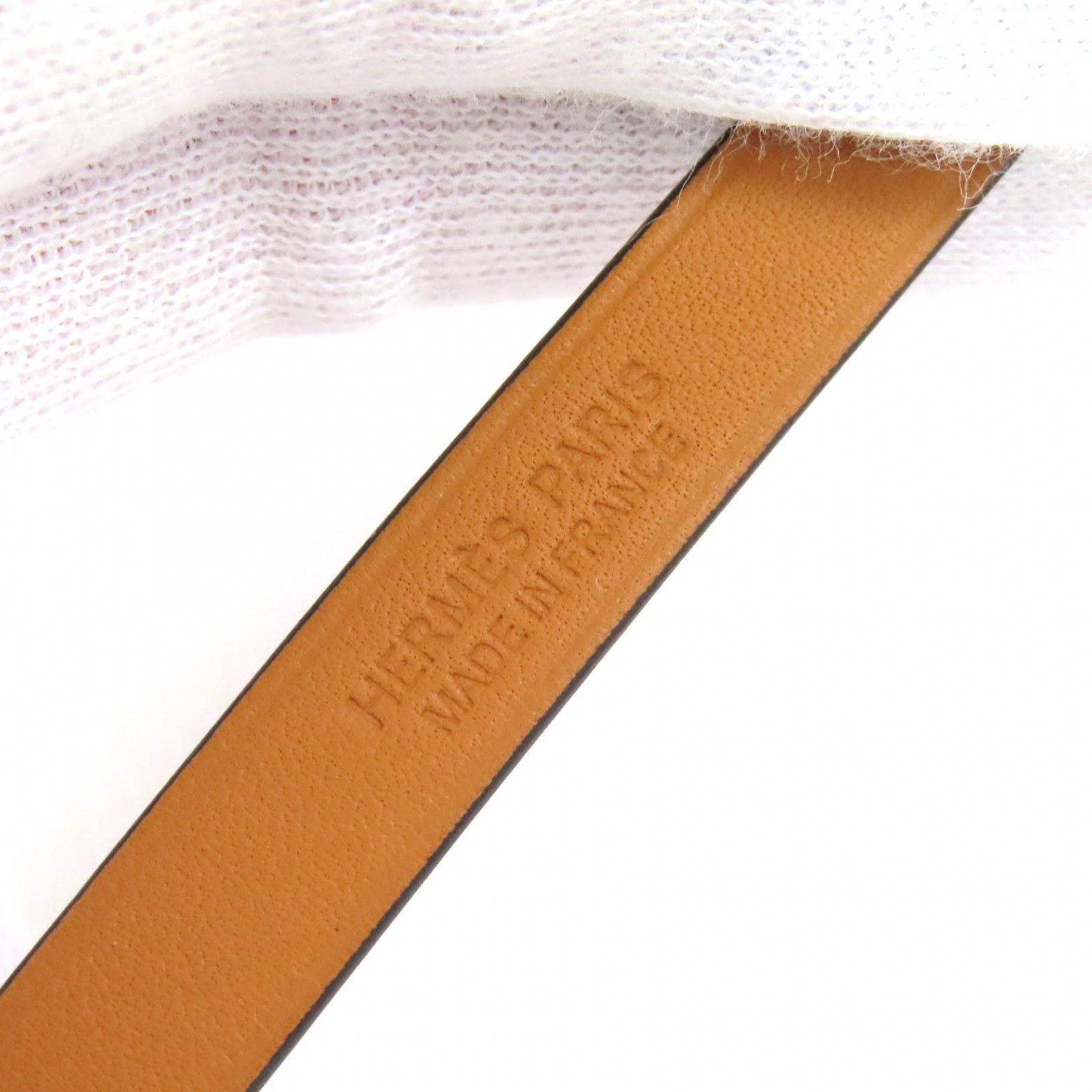 Hermes Hermes Hermès Mini Kelly Double Tour Lucky Daisy Leather Bracelet Leather Bracelet Stamp W (2024) DUTY FREE for USA Size ONE SIZE - 8 Thumbnail