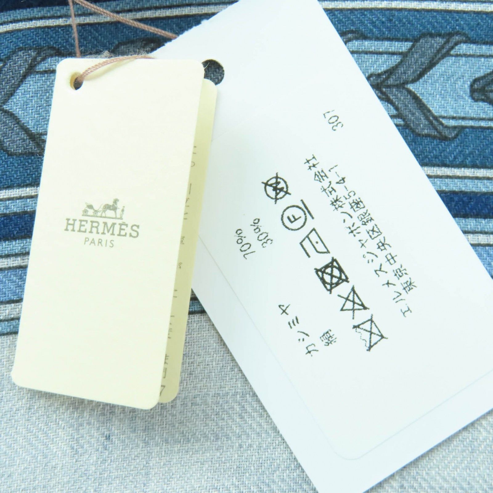 Hermes Hermes Hermès Stall ET GRIS GRIS Cashmere Scarf Textile Shawl DUTY FREE for USA Size ONE SIZE - 10 Thumbnail
