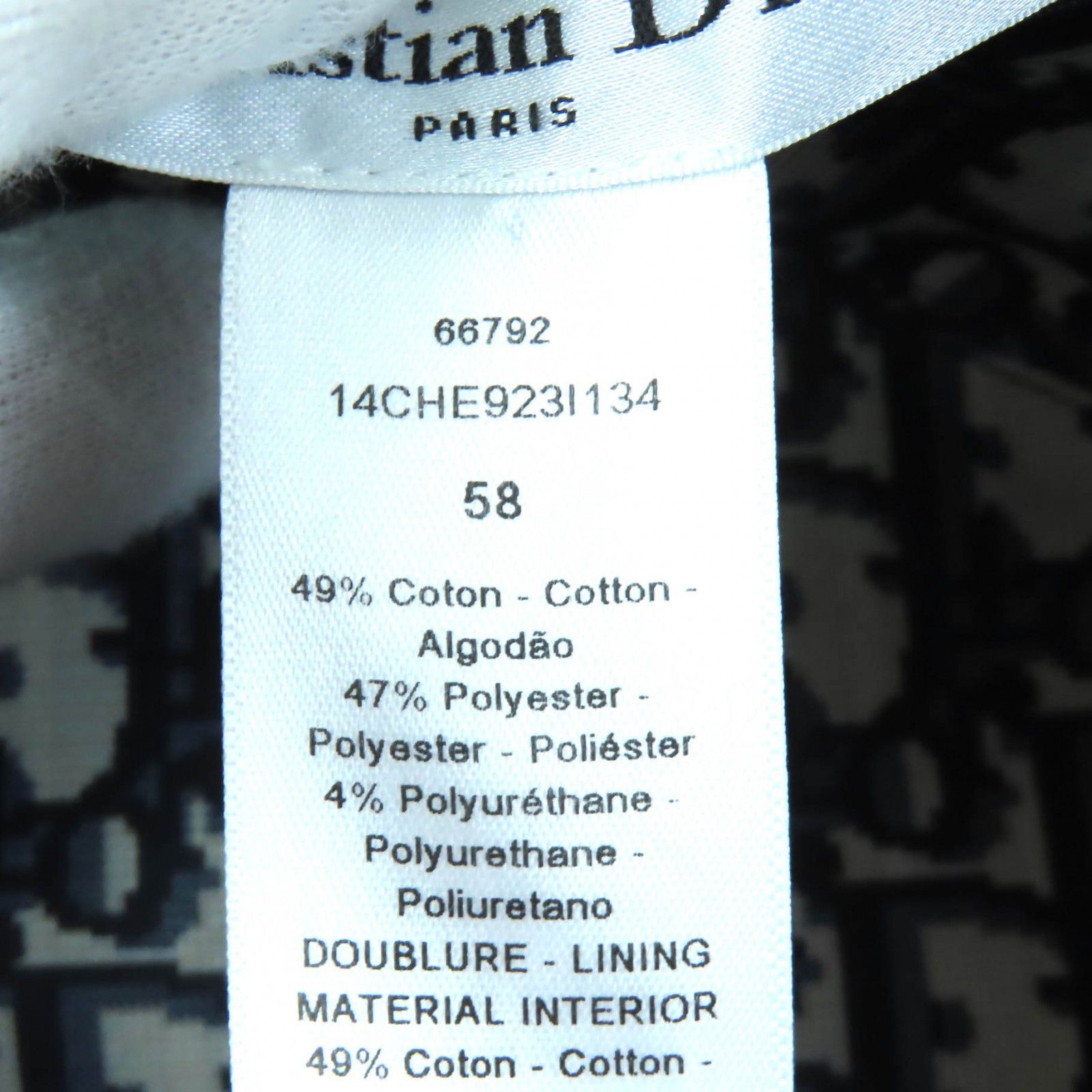 Dior Dior Dior Oblique Check Pattern Bucket Hat Textile Hats 14CHE923I134 DUTY FREE for USA Size ONE SIZE - 10 Thumbnail