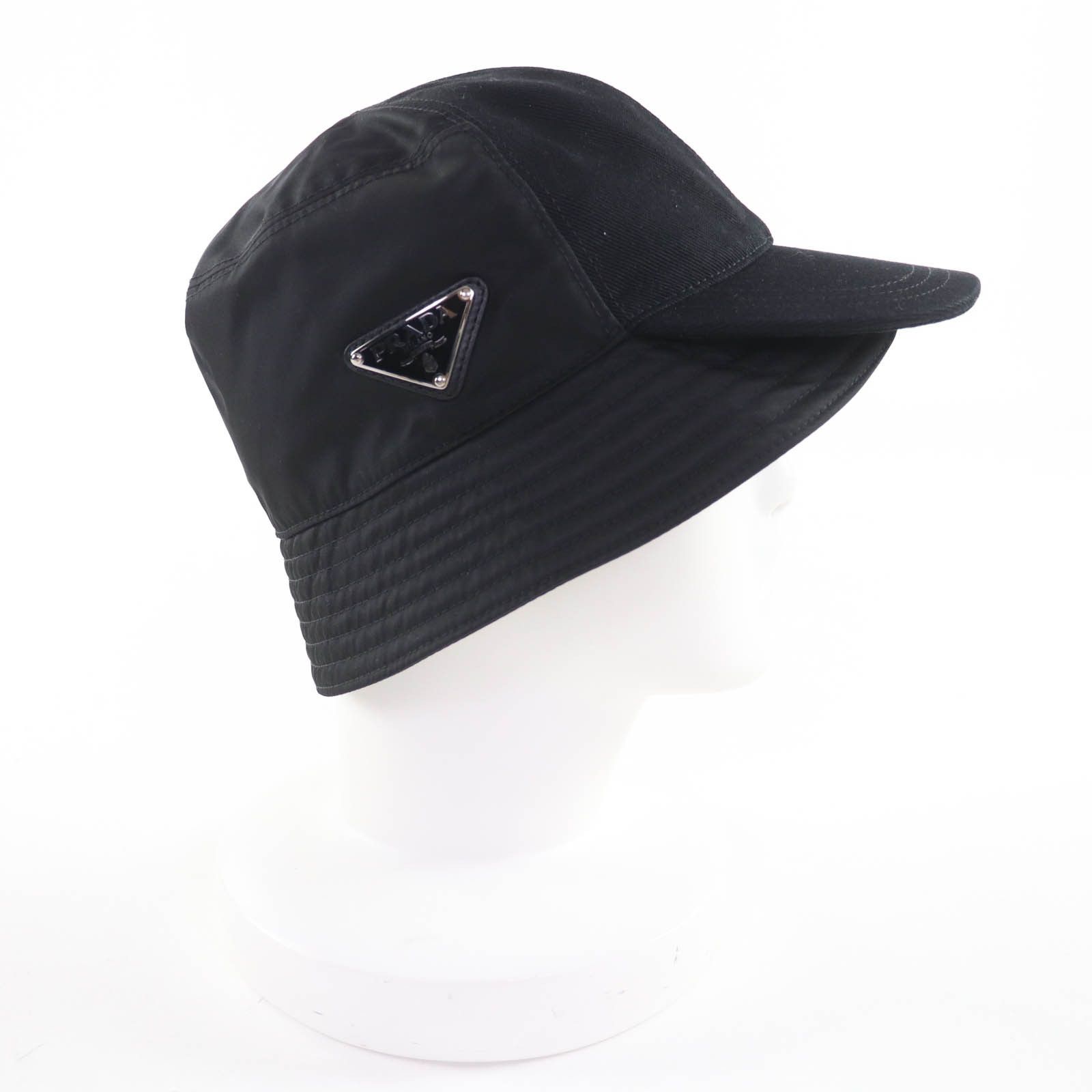 Prada Prada Prada Re-Nylon Bucket Hat Plastic / Synthetic Hats 2HC281 DUTY FREE for USA Size ONE SIZE - 5 Thumbnail