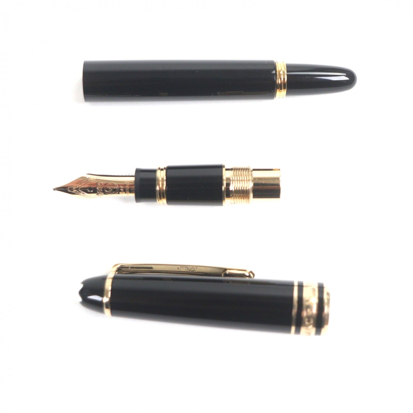 Montblanc Montblanc Montblanc Meisterstück Mozart 14K Fountain Pen Metal Pen DUTY FREE for USA Size ONE SIZE - 3 Thumbnail