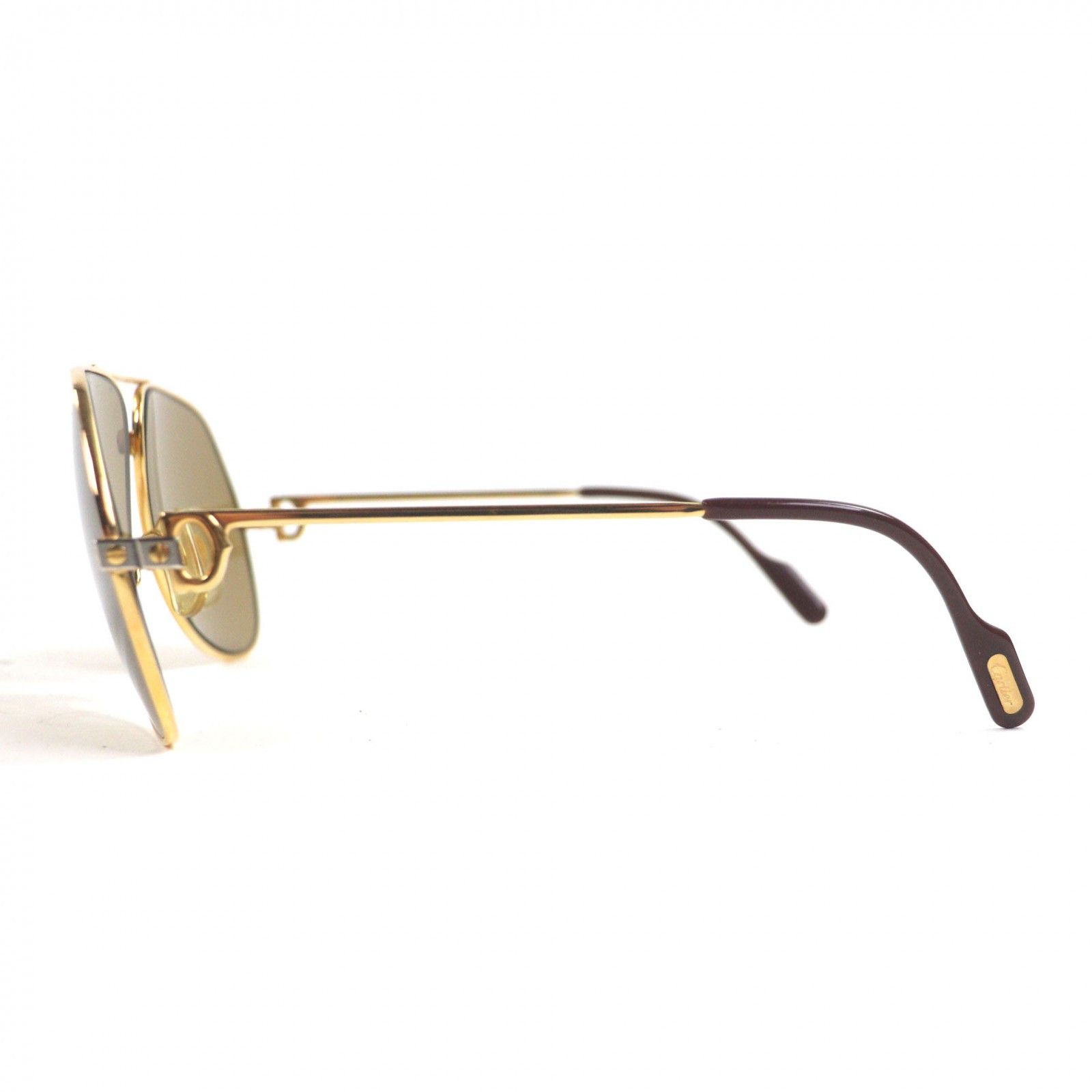 Cartier Cartier Cartier Santos de Cartier Sunglasses Metal Sunglasses DUTY FREE for USA Size ONE SIZE - 3 Thumbnail