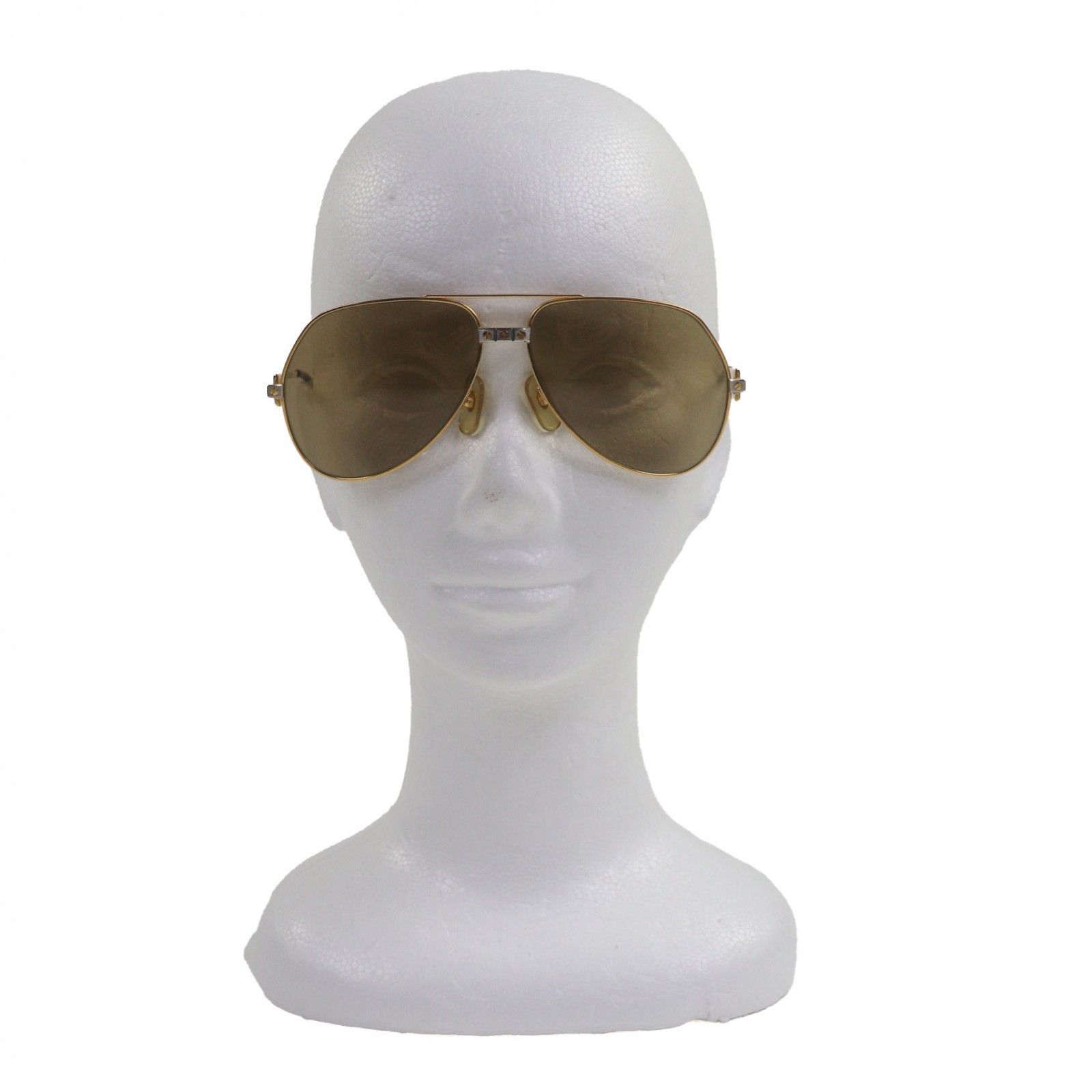 Cartier Cartier Cartier Santos de Cartier Sunglasses Metal Sunglasses DUTY FREE for USA Size ONE SIZE - 2 Thumbnail