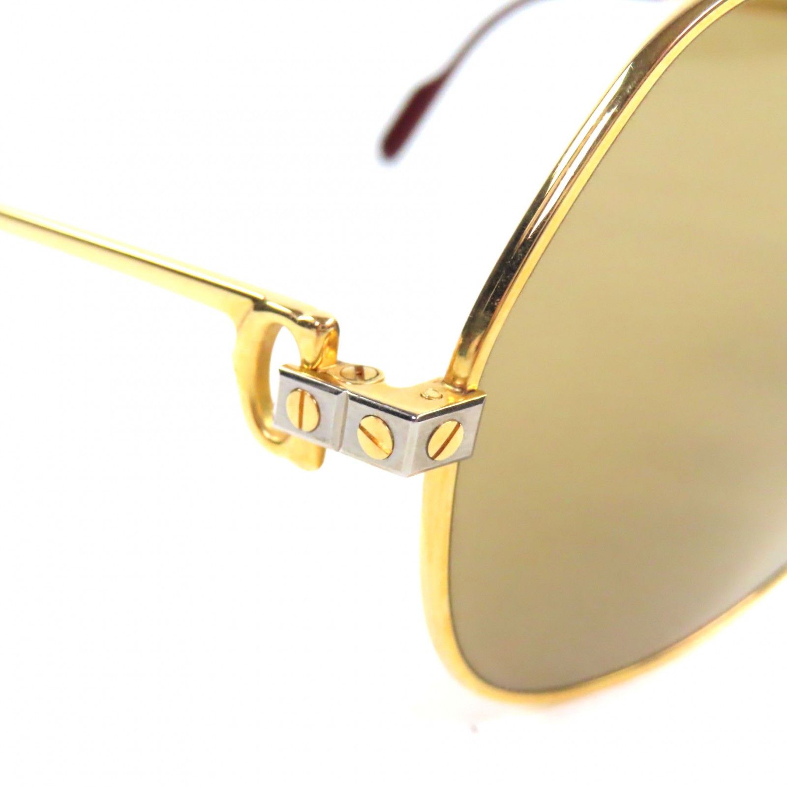 Cartier Cartier Cartier Santos de Cartier Sunglasses Metal Sunglasses DUTY FREE for USA Size ONE SIZE - 7 Thumbnail