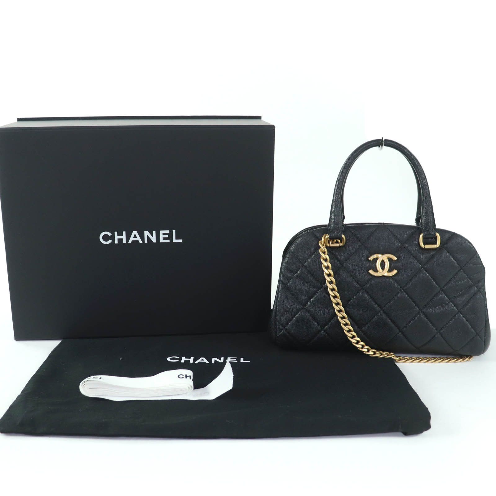 Chanel Chanel Chanel Matelasse COCO Mark Caviar 2way Bag Leather Handbag AS3893 DUTY FREE for USA Size ONE SIZE - 2 Thumbnail