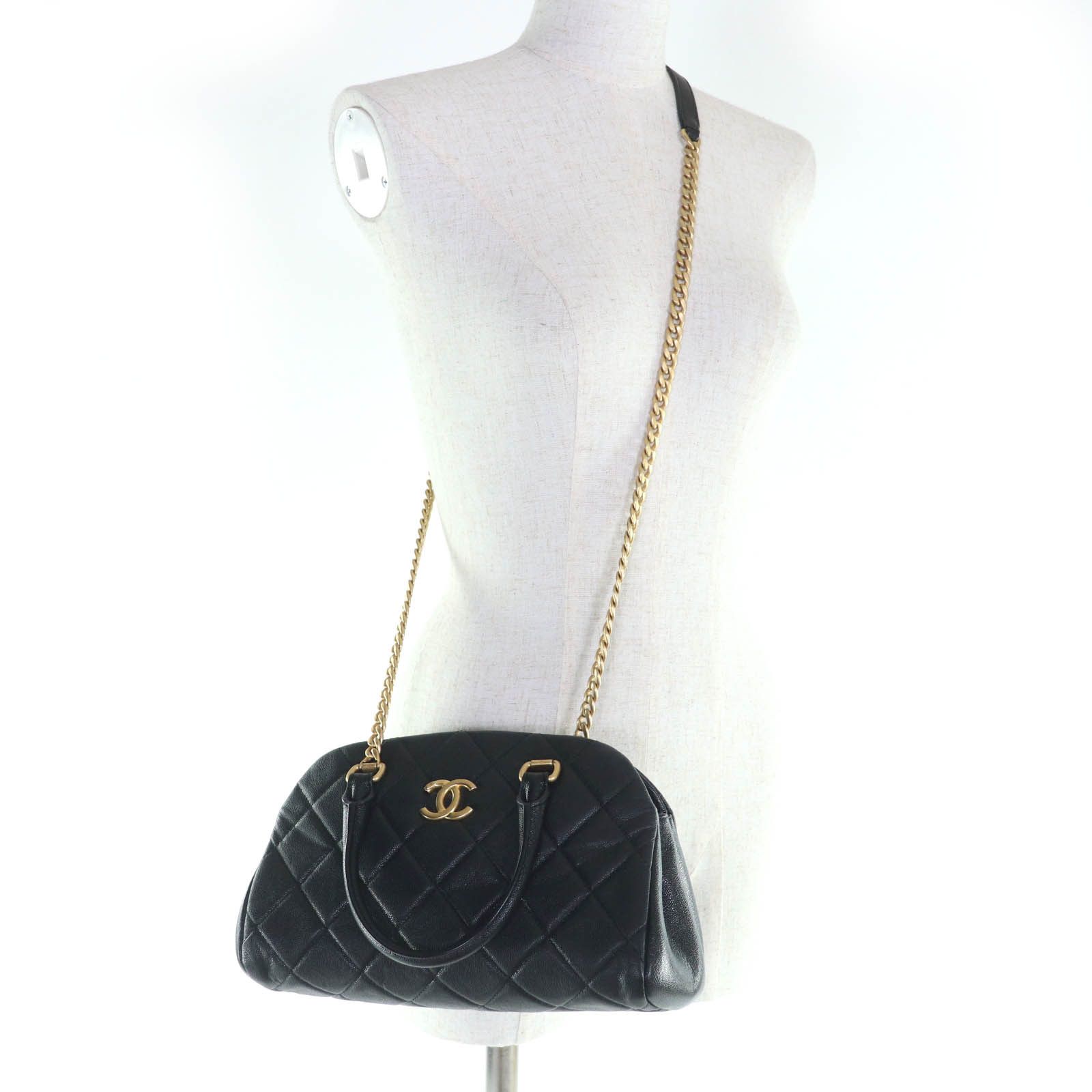 Chanel Chanel Chanel Matelasse COCO Mark Caviar 2way Bag Leather Handbag AS3893 DUTY FREE for USA Size ONE SIZE - 5 Thumbnail