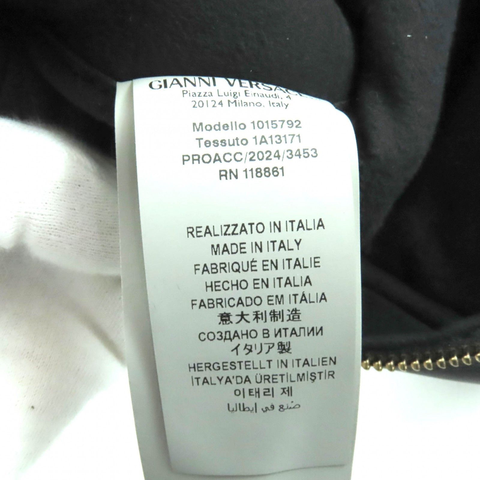 Versace Versace Versace Nappa Leather Handbag Leather Handbag DUTY FREE for USA Size ONE SIZE - 16 Thumbnail