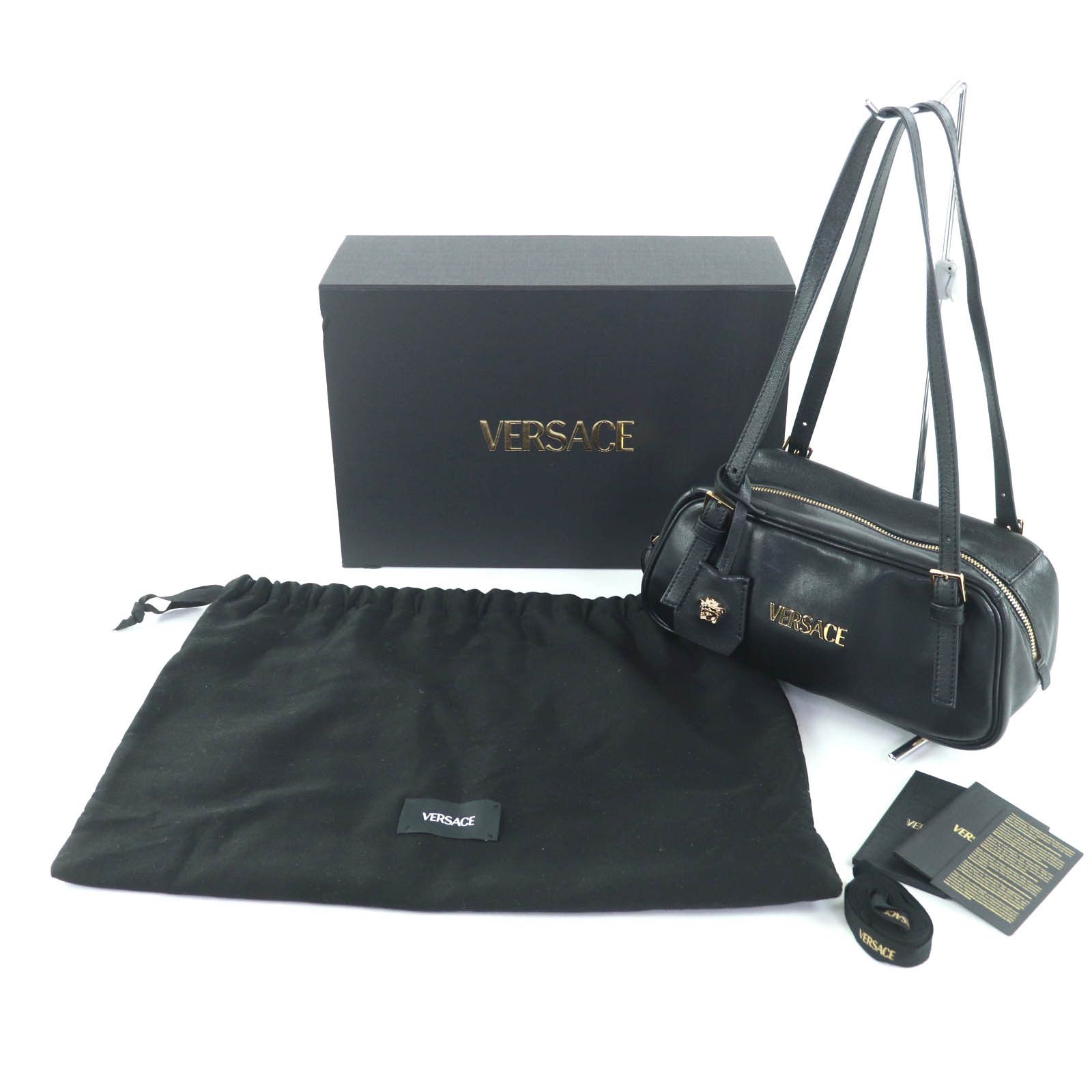 Versace Versace Versace Nappa Leather Handbag Leather Handbag DUTY FREE for USA Size ONE SIZE - 2 Thumbnail