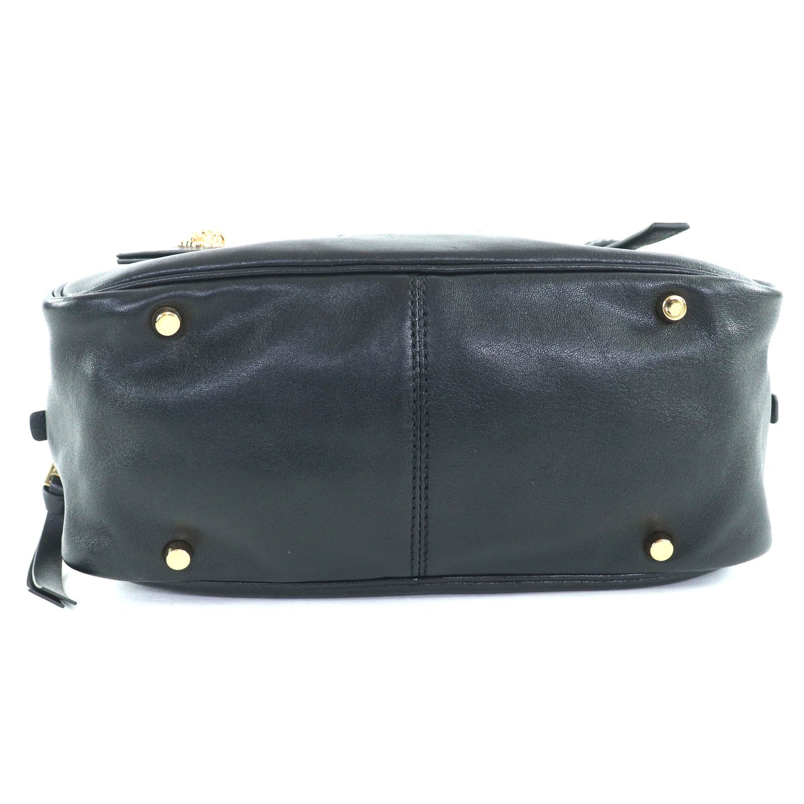Versace Versace Versace Nappa Leather Handbag Leather Handbag DUTY FREE for USA Size ONE SIZE - 4 Thumbnail