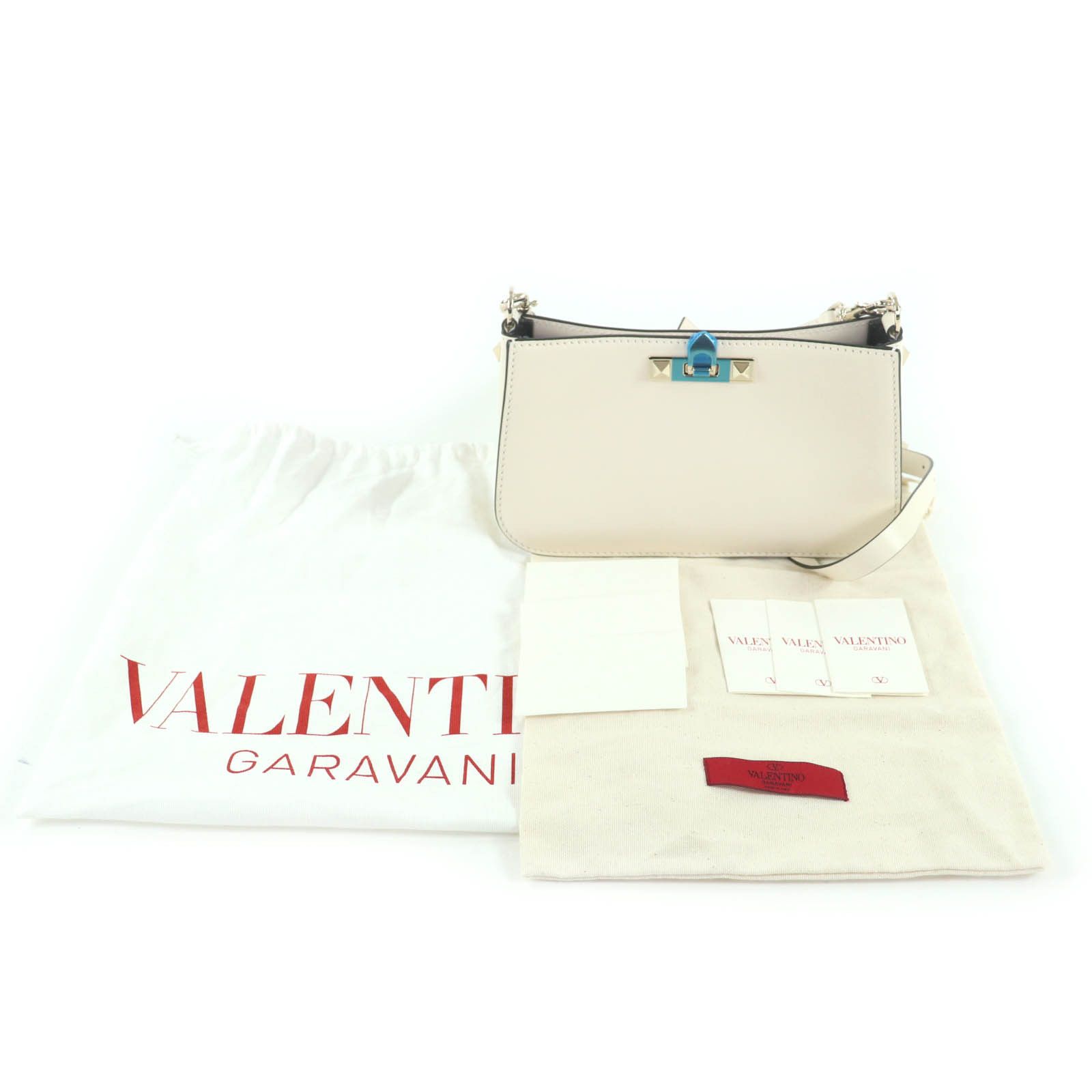 Valentino Valentino Valentino Garavani Leather Shoulder Bag Leather Shoulder Bag 3W5B0Q57XJB DUTY FREE for USA Size ONE SIZE - 2 Thumbnail