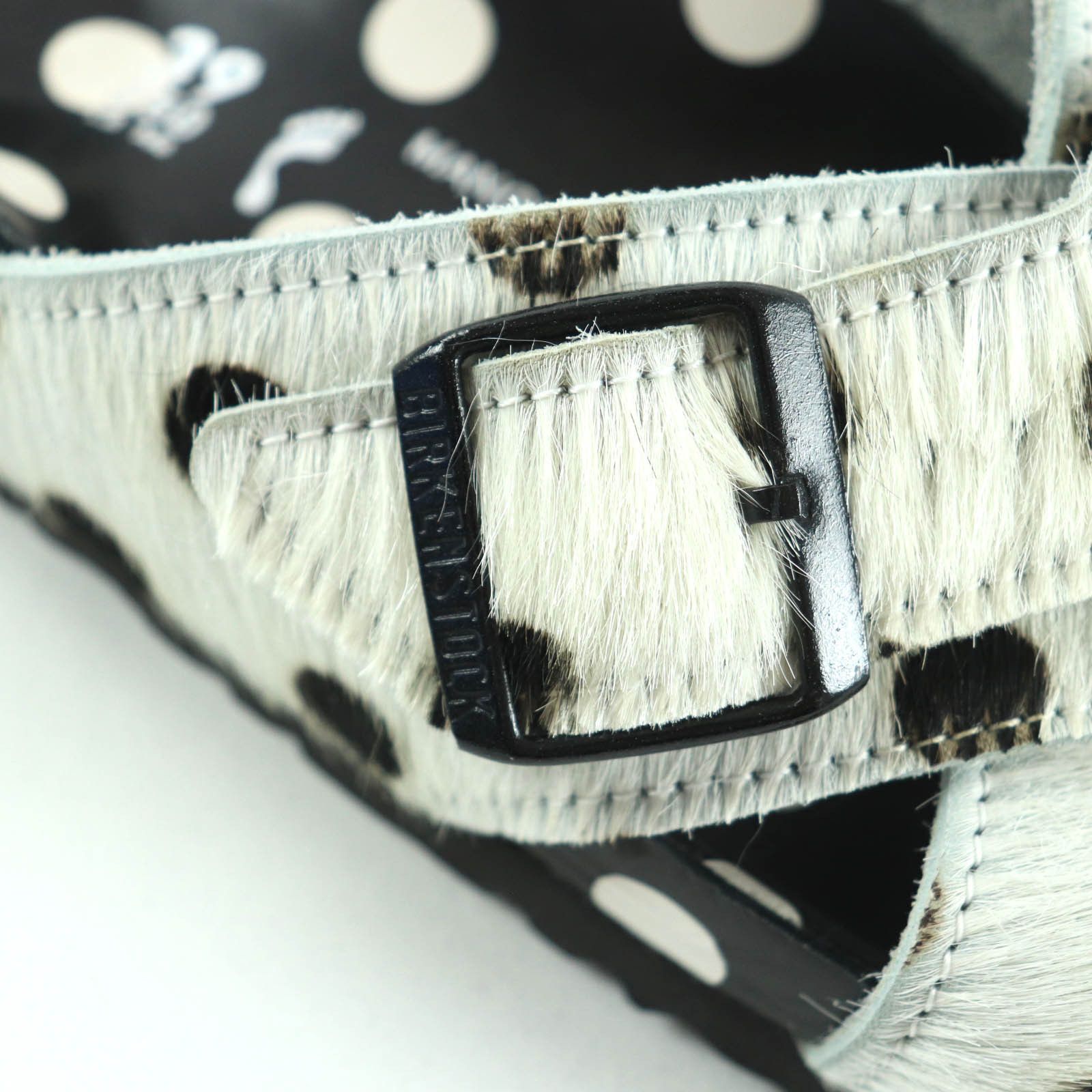 Manolo Blahnik Manolo Blahnik BIRKENSTOCK Harako Sandals Fur Shoes 1022962 DUTY FREE for USA