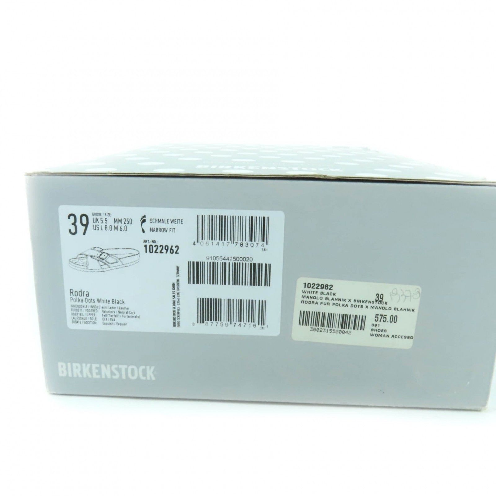 Manolo Blahnik Manolo Blahnik BIRKENSTOCK Harako Sandals Fur Shoes 1022962 DUTY FREE for USA