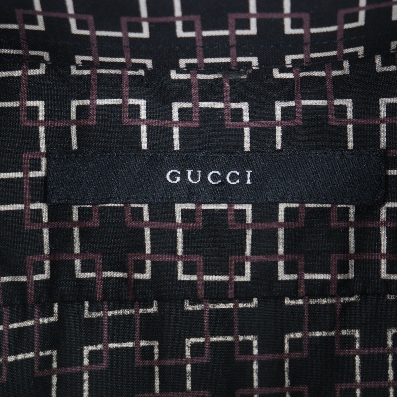 Gucci Gucci Gucci Silk Long Sleeve Shirt Textile Dress Shirt DUTY FREE for USA Size ONE SIZE - 5 Thumbnail