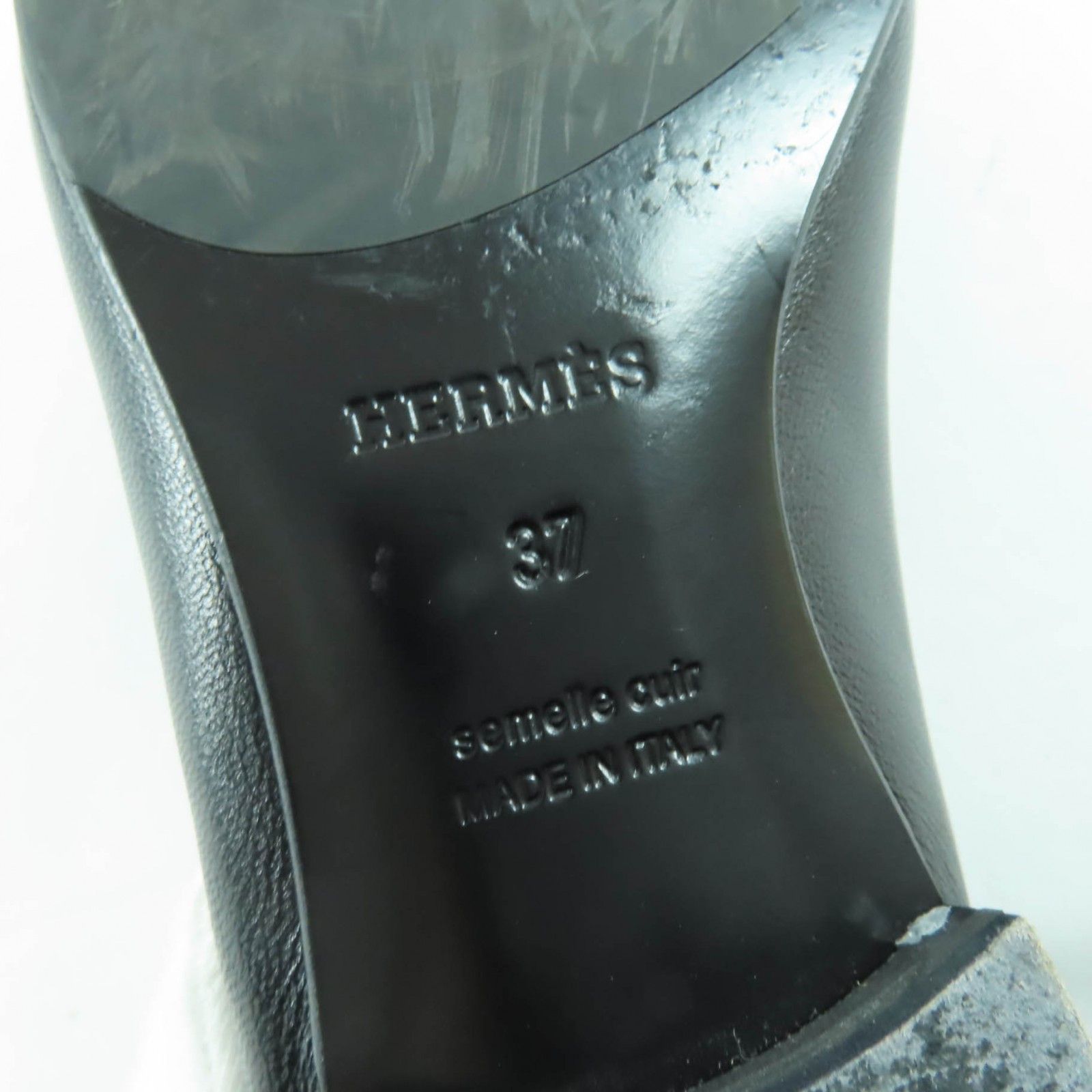 Hermes Hermes Hermès HMetal Leather Loafers Leather Shoes DUTY FREE for USA Size ONE SIZE - 11 Thumbnail
