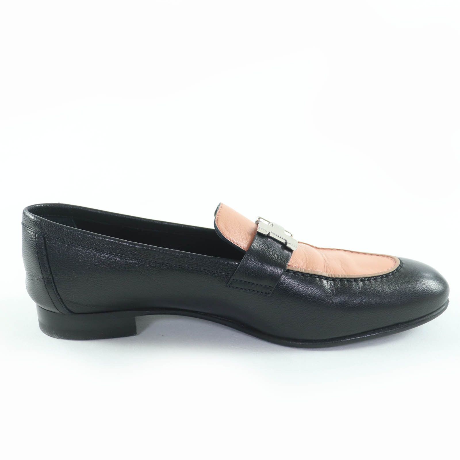 Hermes Hermes Hermès HMetal Leather Loafers Leather Shoes DUTY FREE for USA Size ONE SIZE - 5 Thumbnail