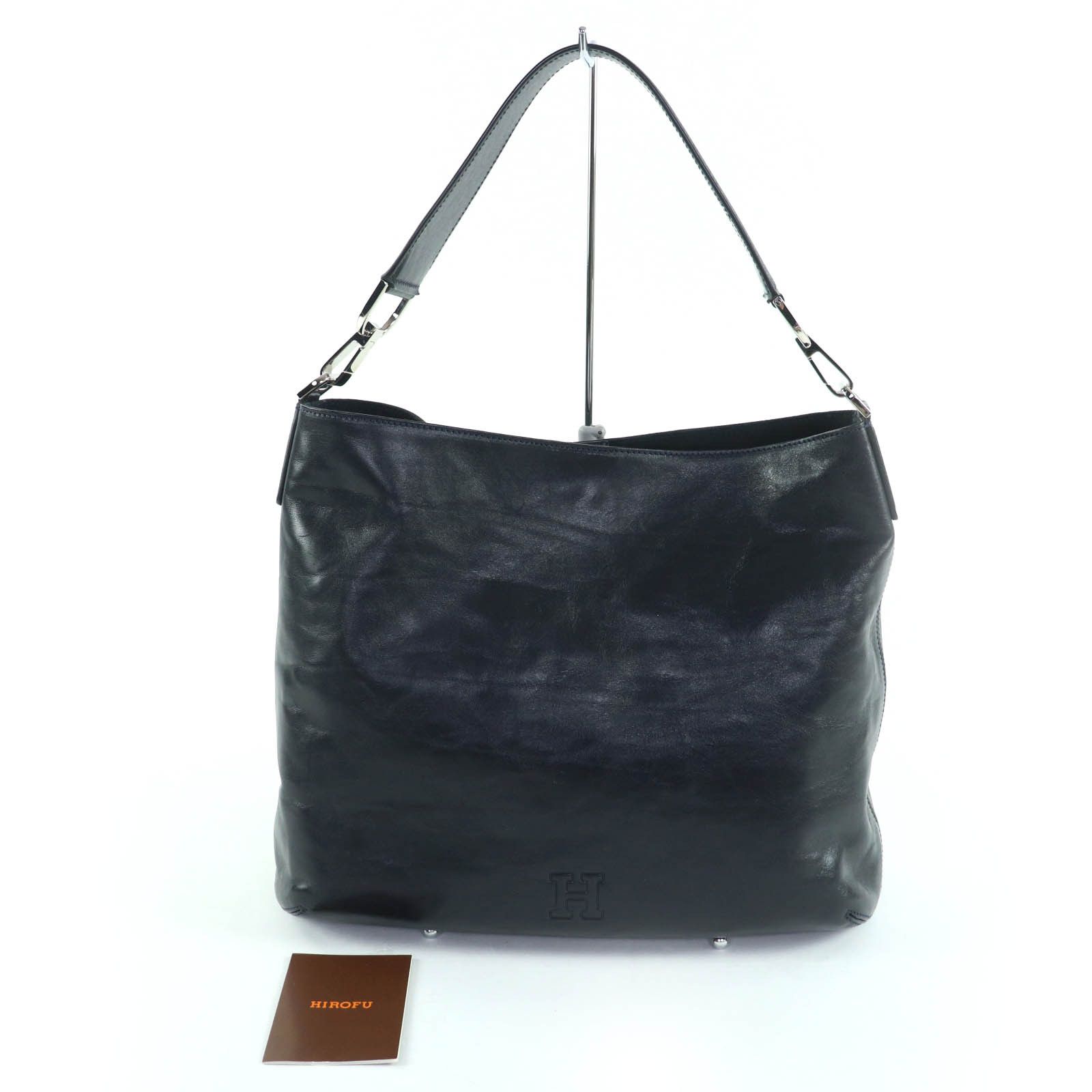 Other Other HIROFU Logo Engraved Leather Tote Bag Leather Tote Bag DUTY FREE for USA Size ONE SIZE - 2 Thumbnail