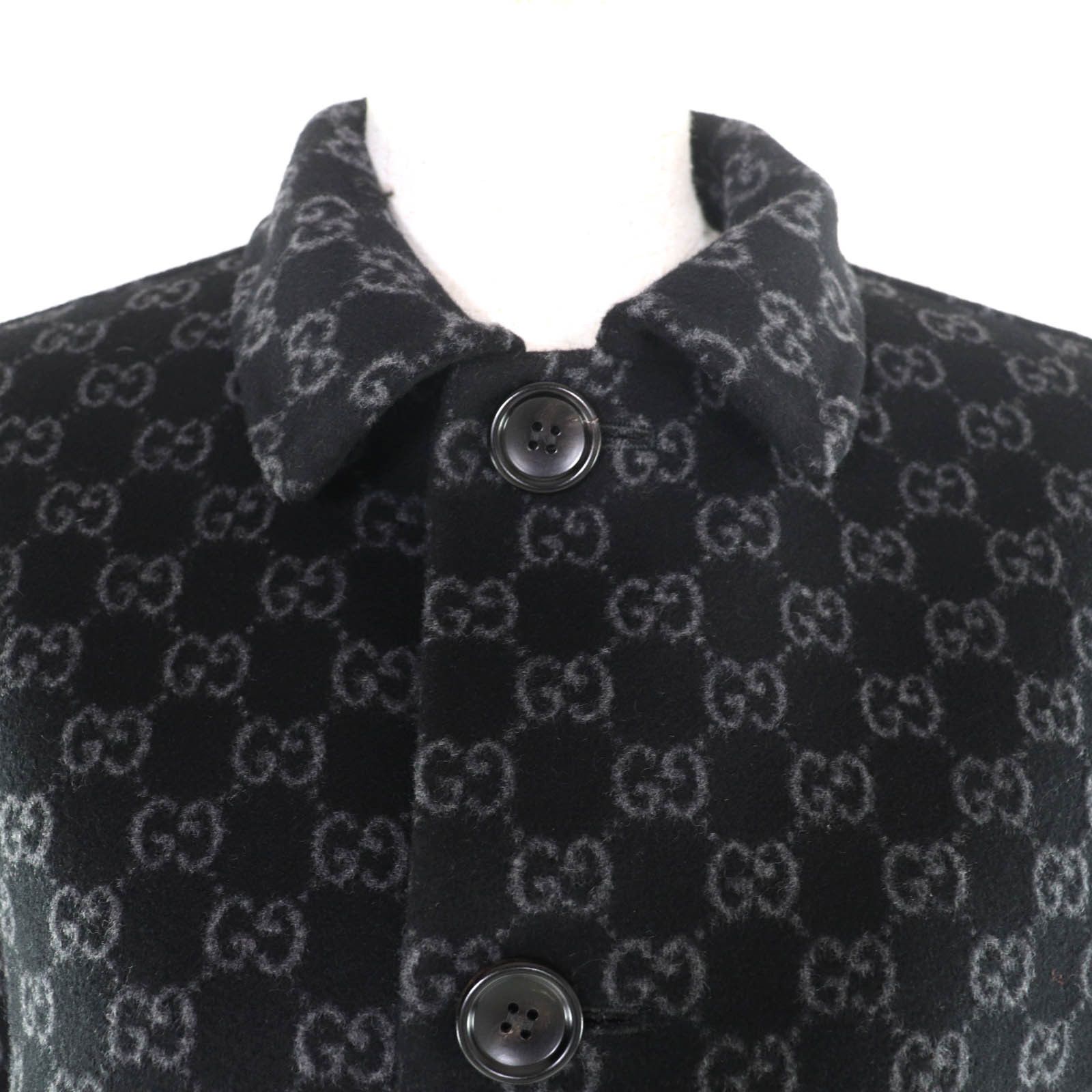 Gucci Gucci Gucci Wool Coat Textile Outerwear DUTY FREE for USA Size ONE SIZE - 4 Thumbnail