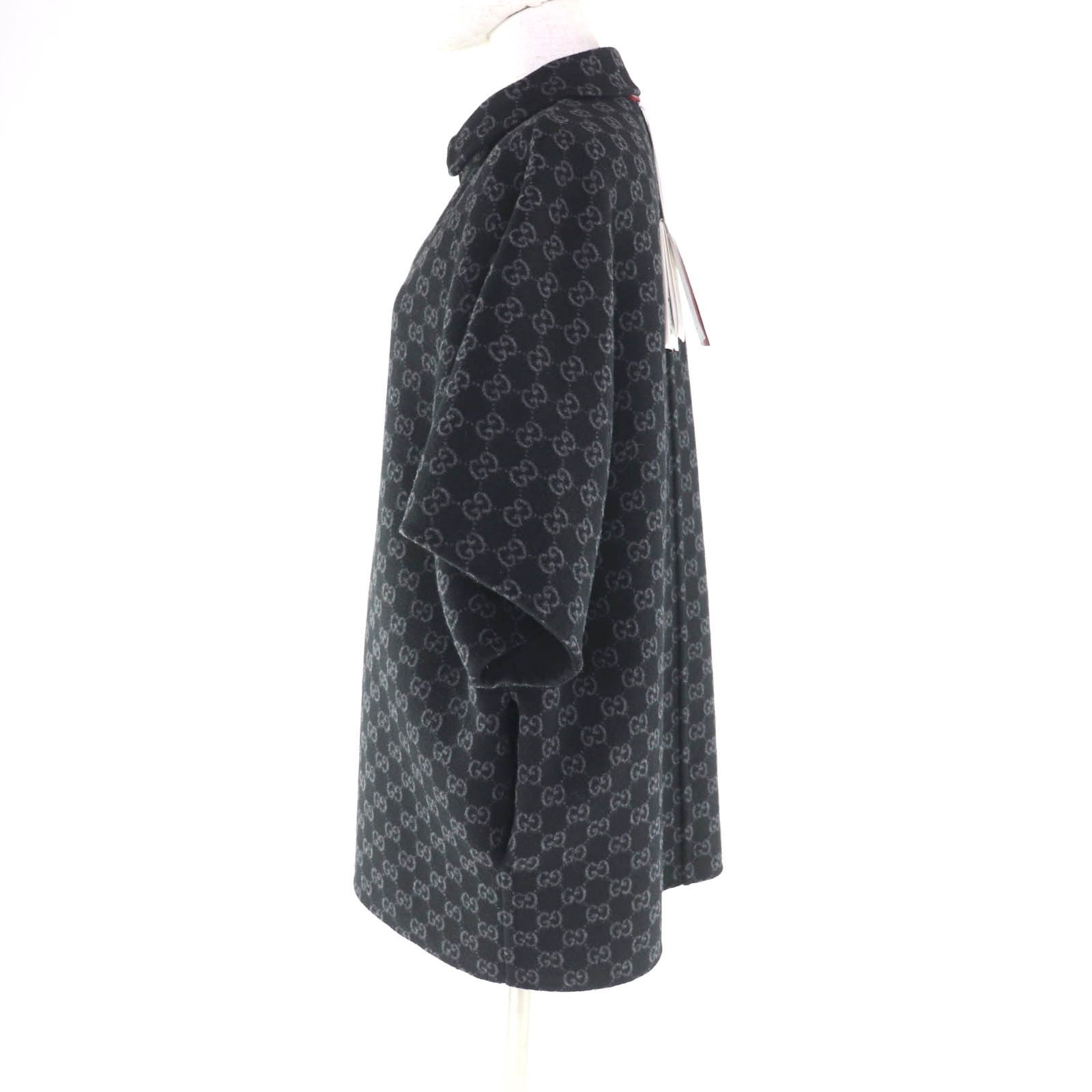 Gucci Gucci Gucci Wool Coat Textile Outerwear DUTY FREE for USA Size ONE SIZE - 2 Thumbnail