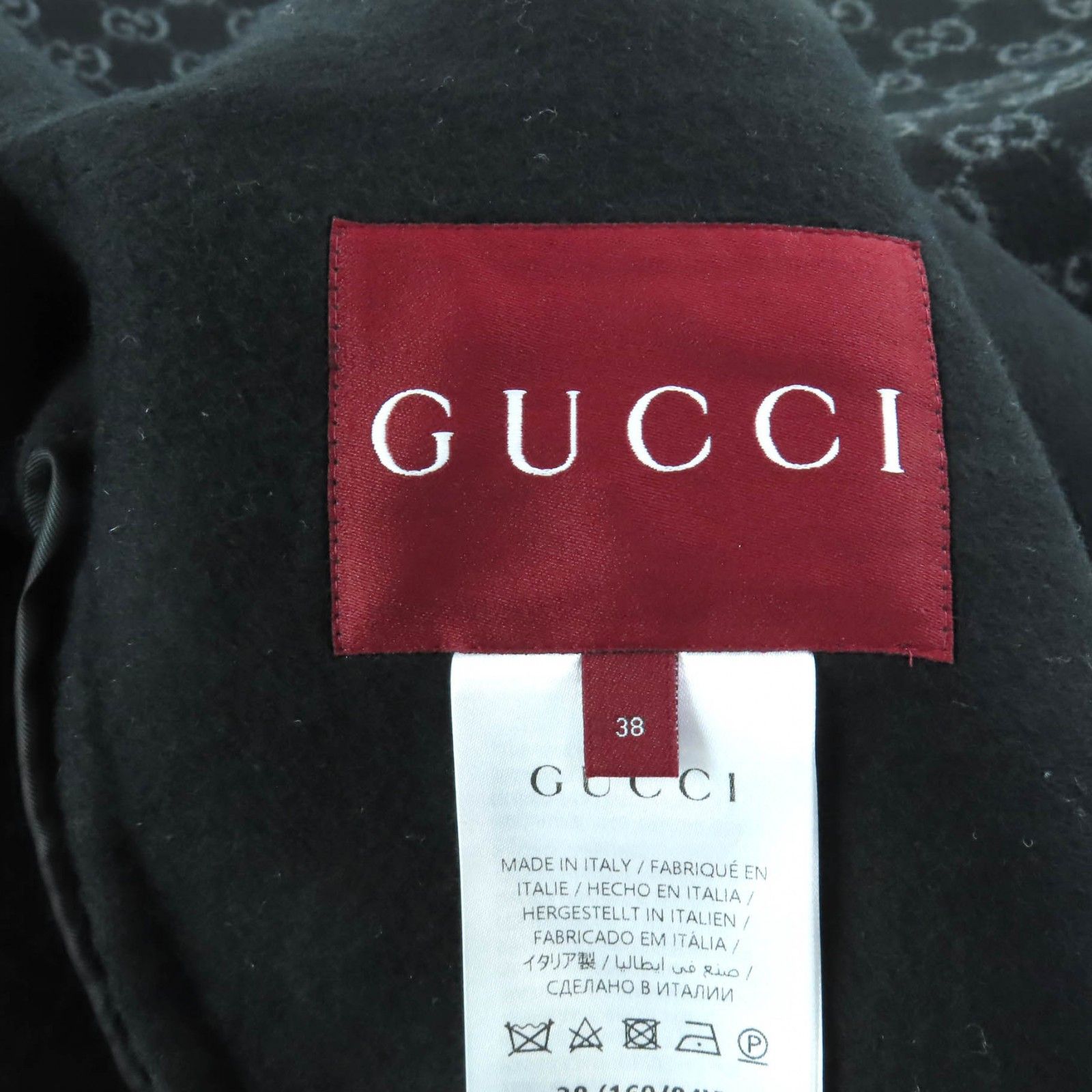 Gucci Gucci Gucci Wool Coat Textile Outerwear DUTY FREE for USA Size ONE SIZE - 11 Thumbnail