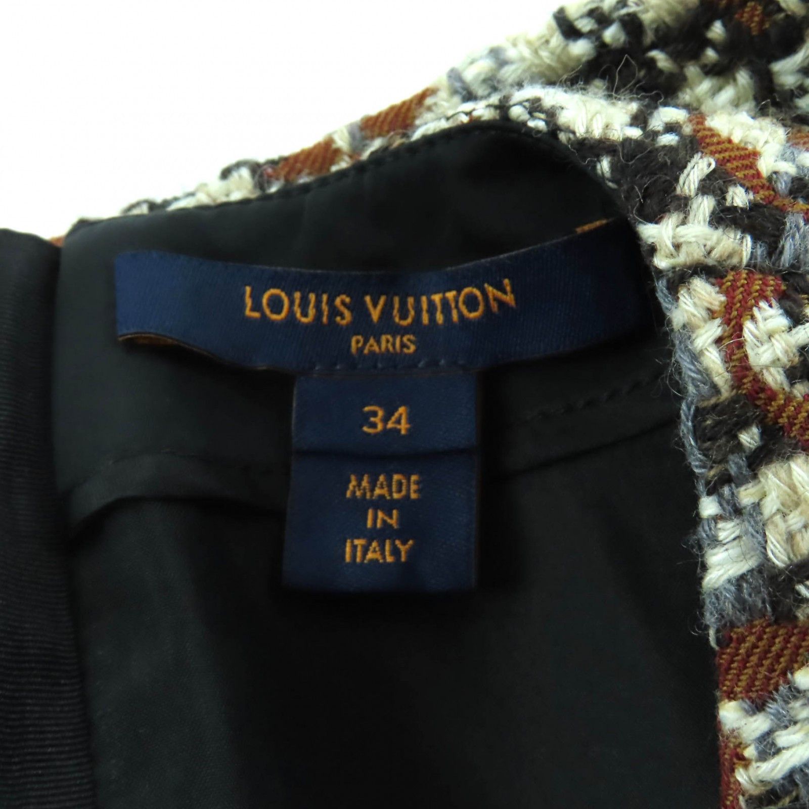 Louis Vuitton Louis Vuitton Louis Vuitton Wool Dress Textile Dresses DUTY FREE for USA Size ONE SIZE - 9 Thumbnail