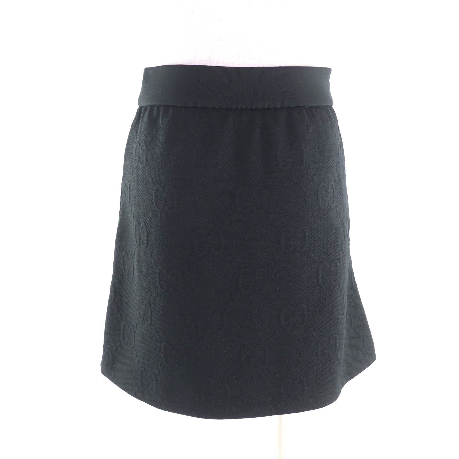 Gucci Gucci Gucci GG pattern jersey jacquard polyester skirt Plastic / Synthetic Skirts 655183 DUTY FREE for USA Size ONE SIZE - 4 Thumbnail