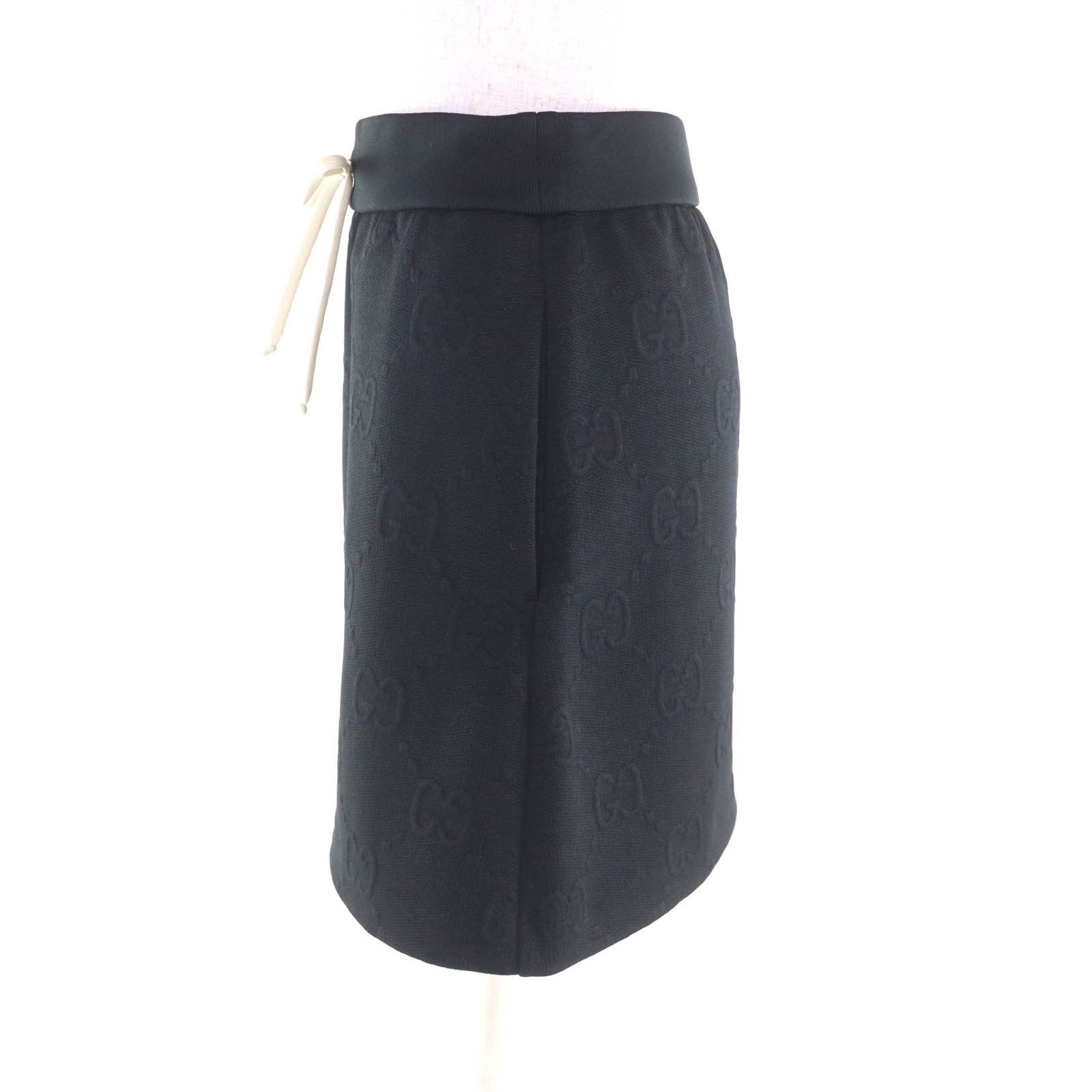Gucci Gucci Gucci GG pattern jersey jacquard polyester skirt Plastic / Synthetic Skirts 655183 DUTY FREE for USA Size ONE SIZE - 3 Thumbnail