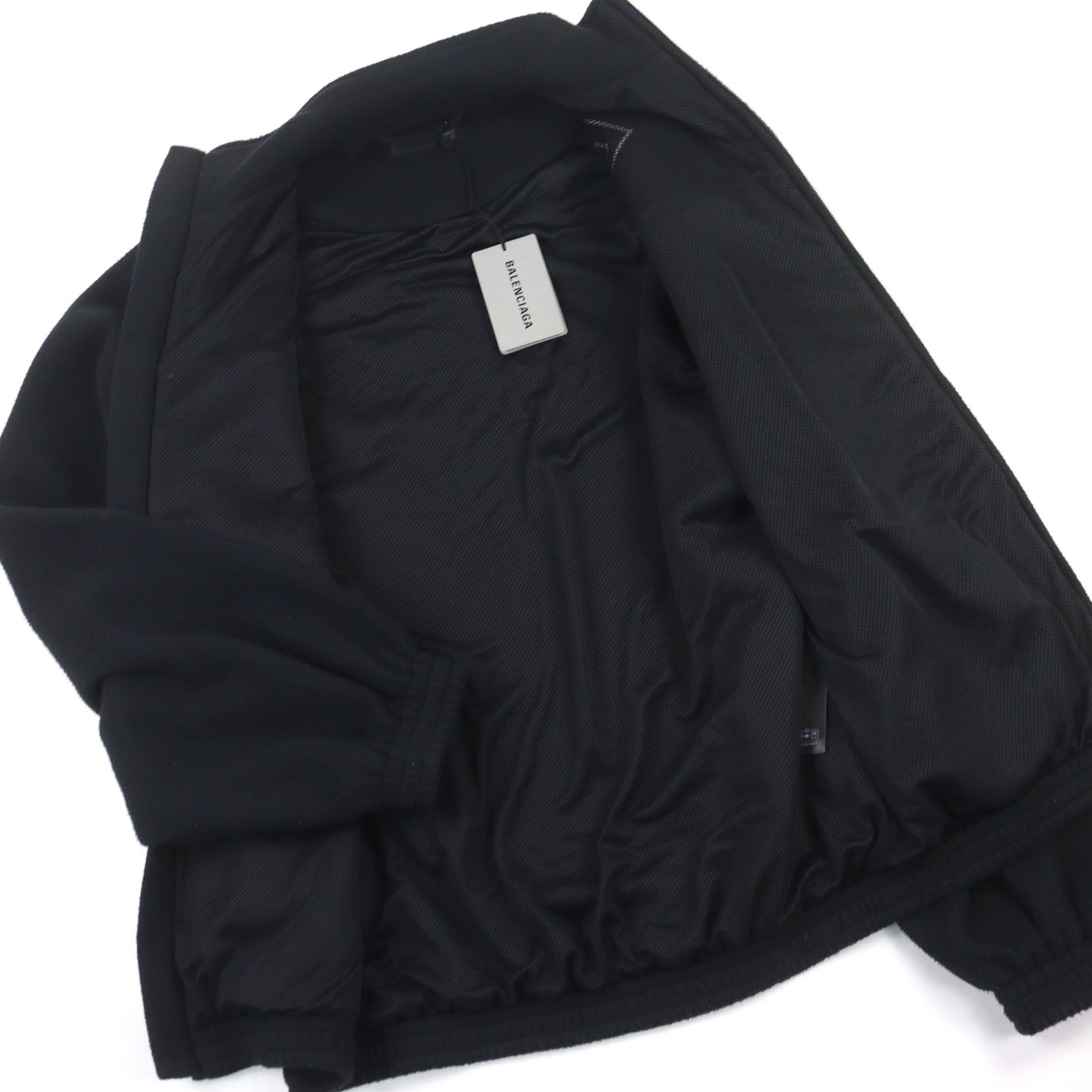 Balenciaga Balenciaga Balenciaga Logo embroidered Double-zip Fleece Jacket Textile Outerwear DUTY FREE for USA Size ONE SIZE - 3 Thumbnail
